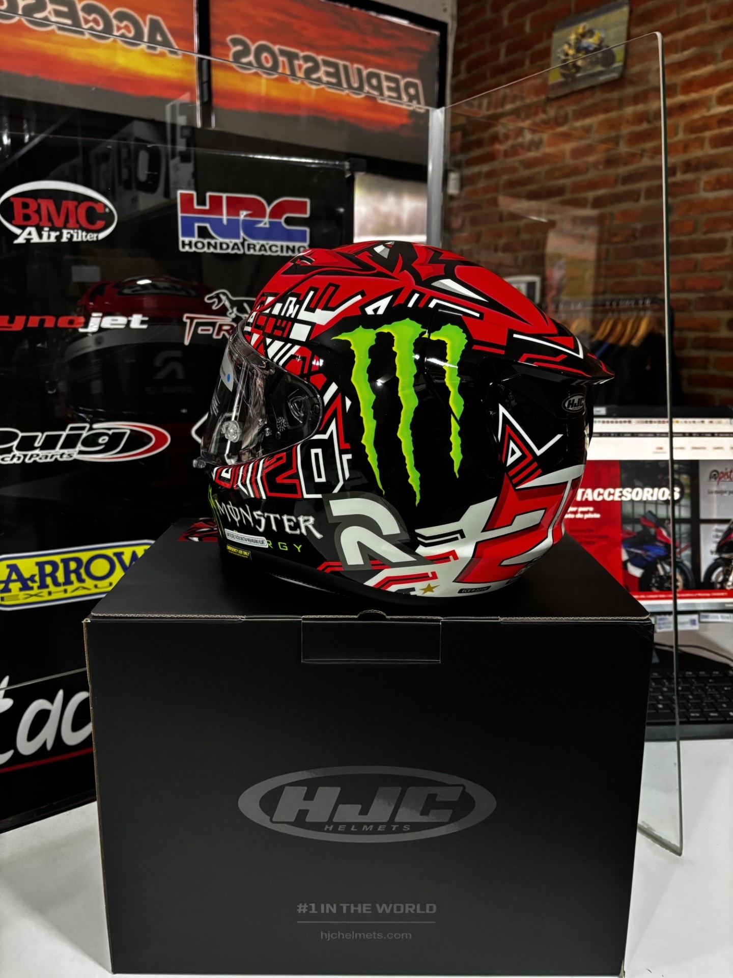 CASCO HJC INTEGRAL RPHA 12N QUARTARARO REPLICA 2025 MC1 - Imagen 12