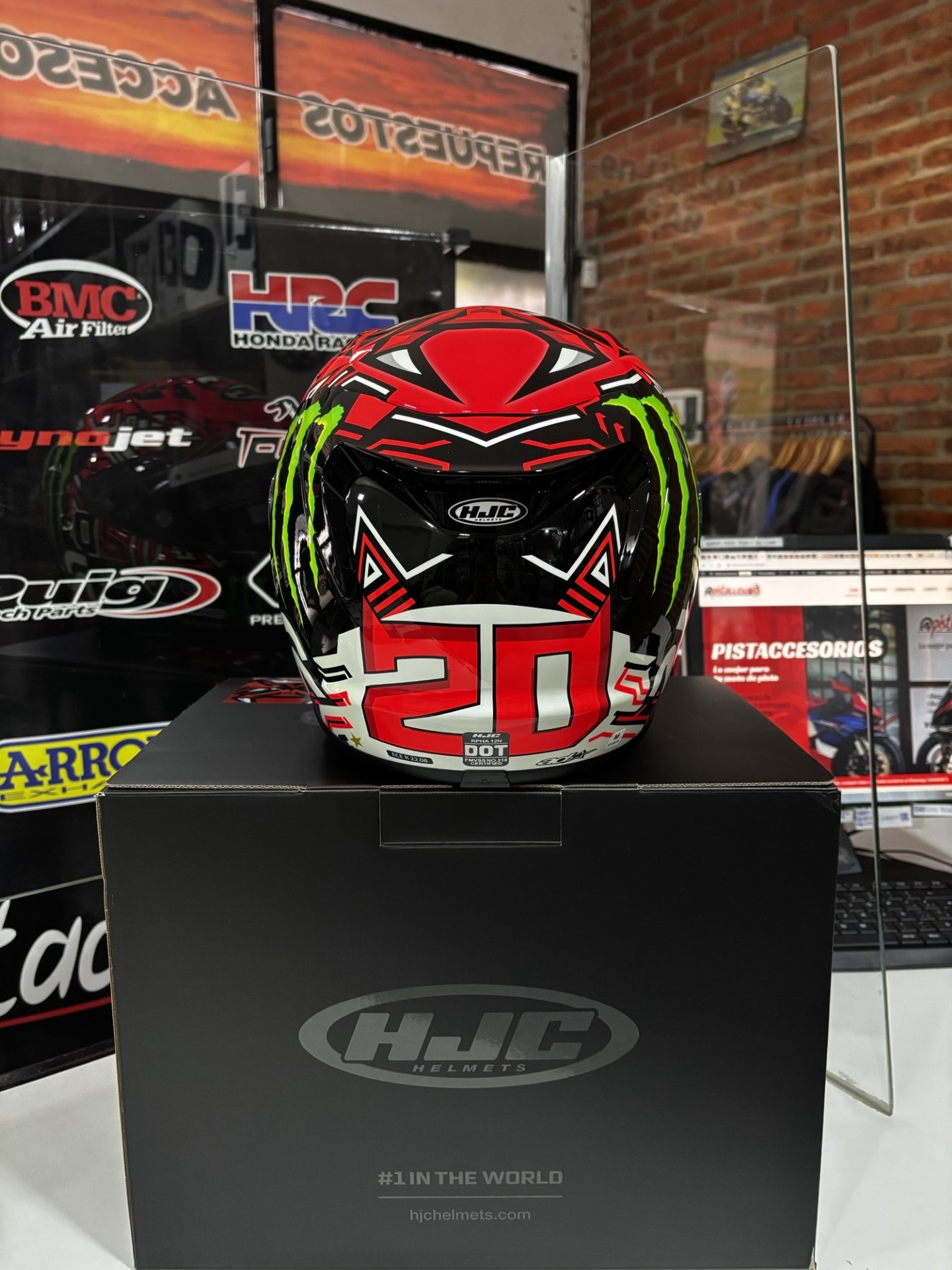 CASCO HJC INTEGRAL RPHA 12N QUARTARARO REPLICA 2025 MC1 - Imagen 11