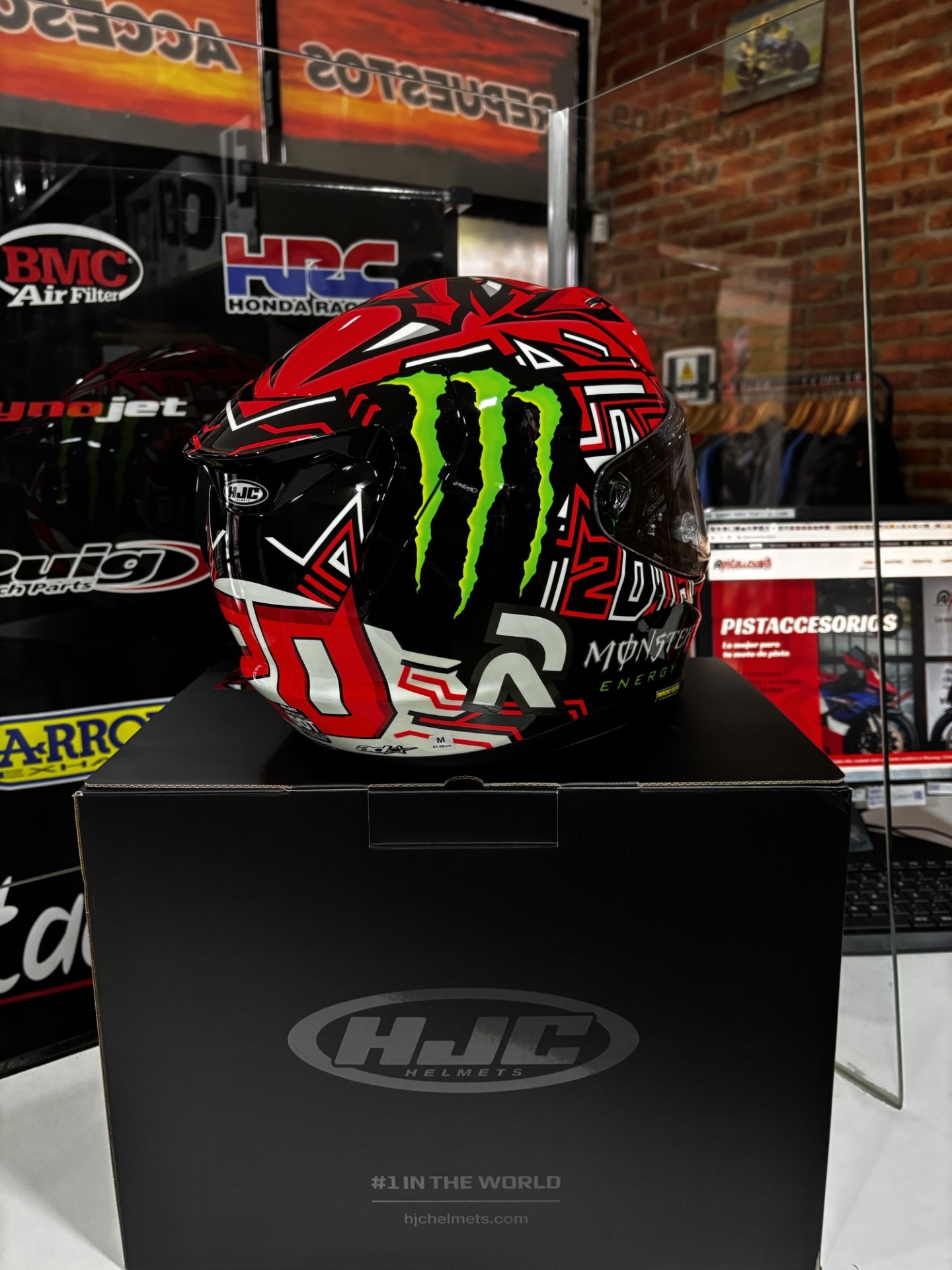 CASCO HJC INTEGRAL RPHA 12N QUARTARARO REPLICA 2025 MC1 - Imagen 10