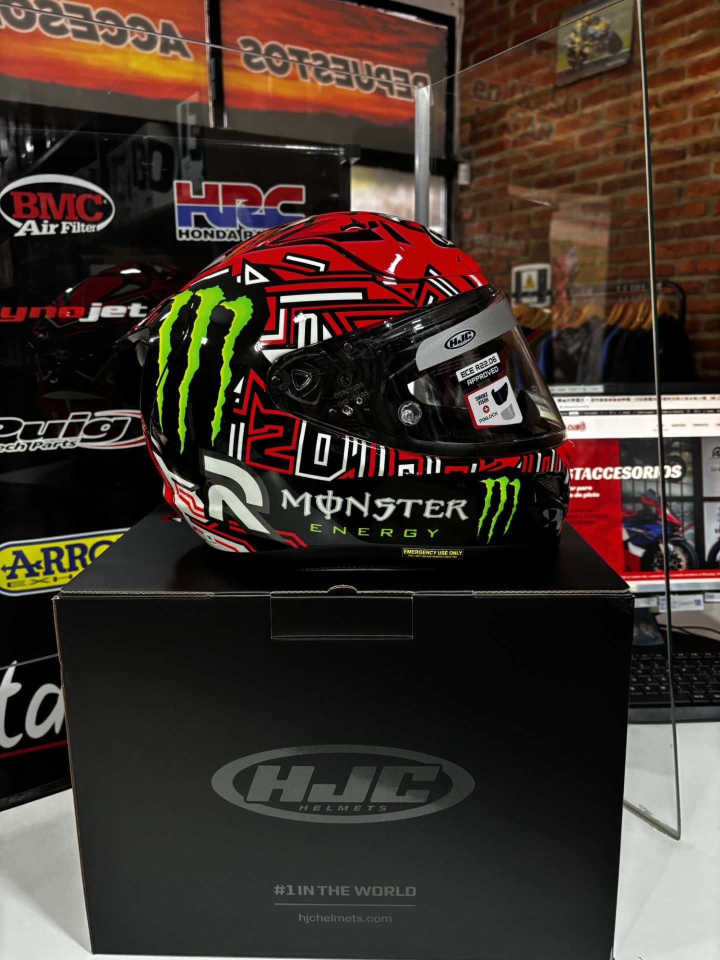 CASCO HJC INTEGRAL RPHA 12N QUARTARARO REPLICA 2025 MC1 - Imagen 9