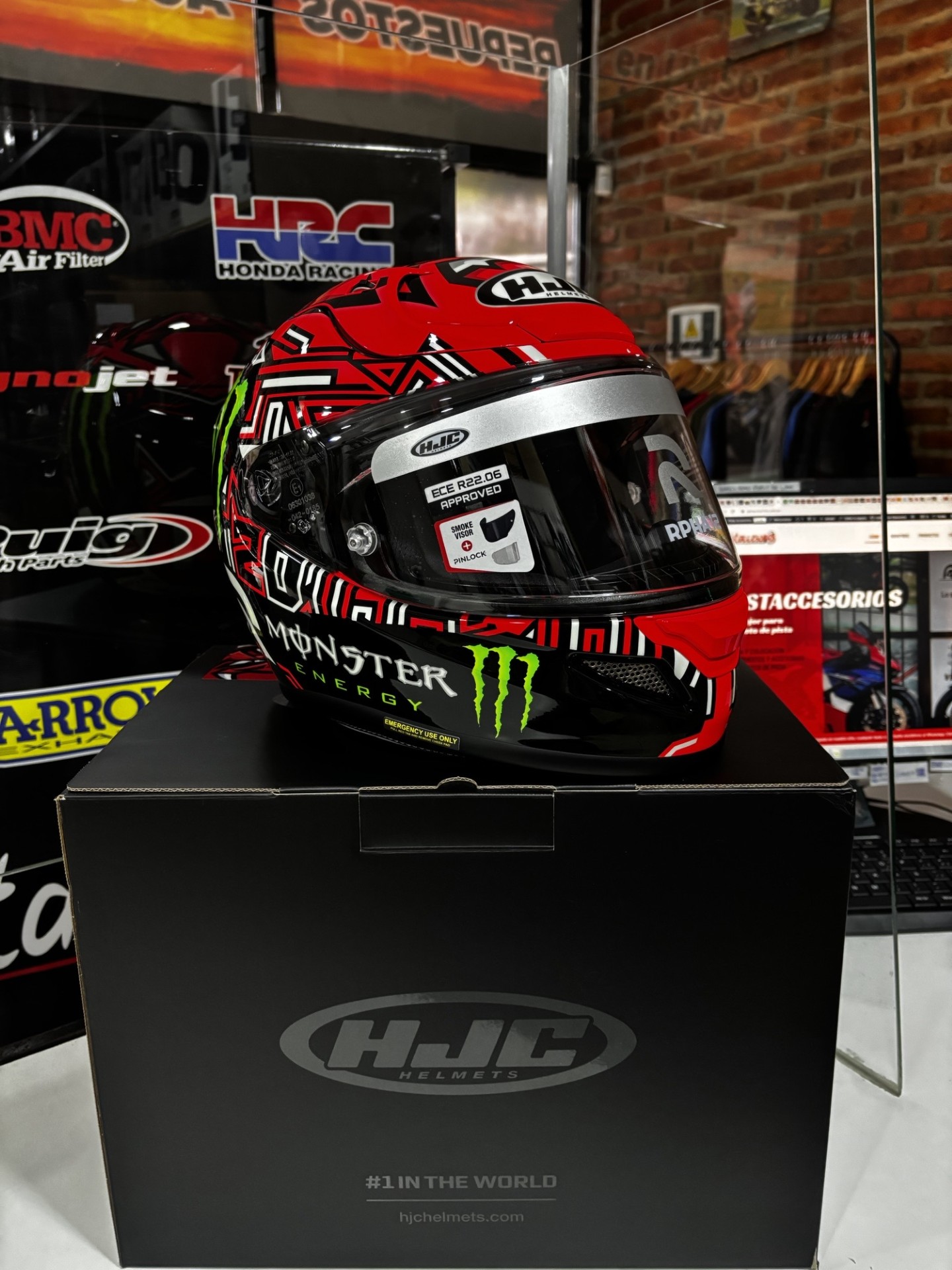 CASCO HJC INTEGRAL RPHA 12N QUARTARARO REPLICA 2025 MC1 - Imagen 8