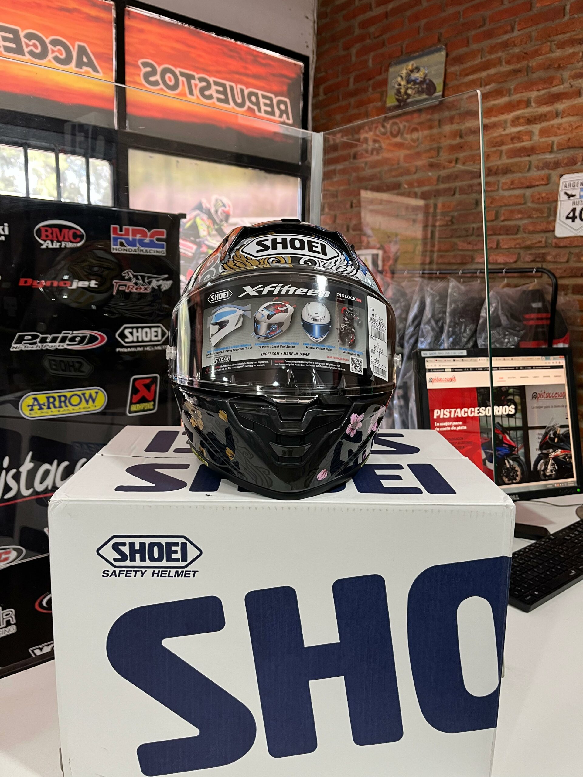 CASCO SHOEI X-FIFTEEN MARQUEZ MOTEGI 5 TC-1 - Imagen 6