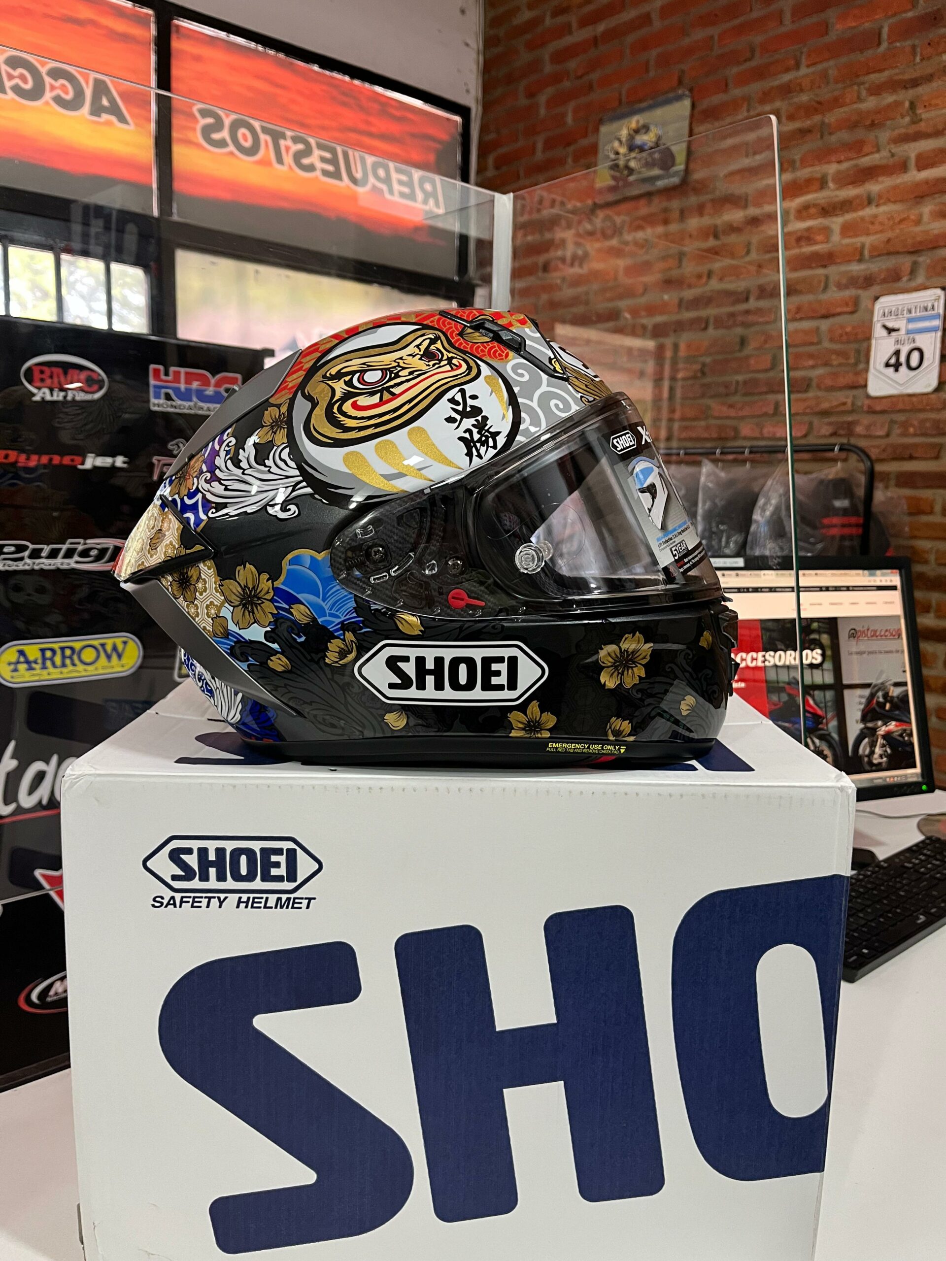 CASCO SHOEI X-FIFTEEN MARQUEZ MOTEGI 5 TC-1 - Imagen 8