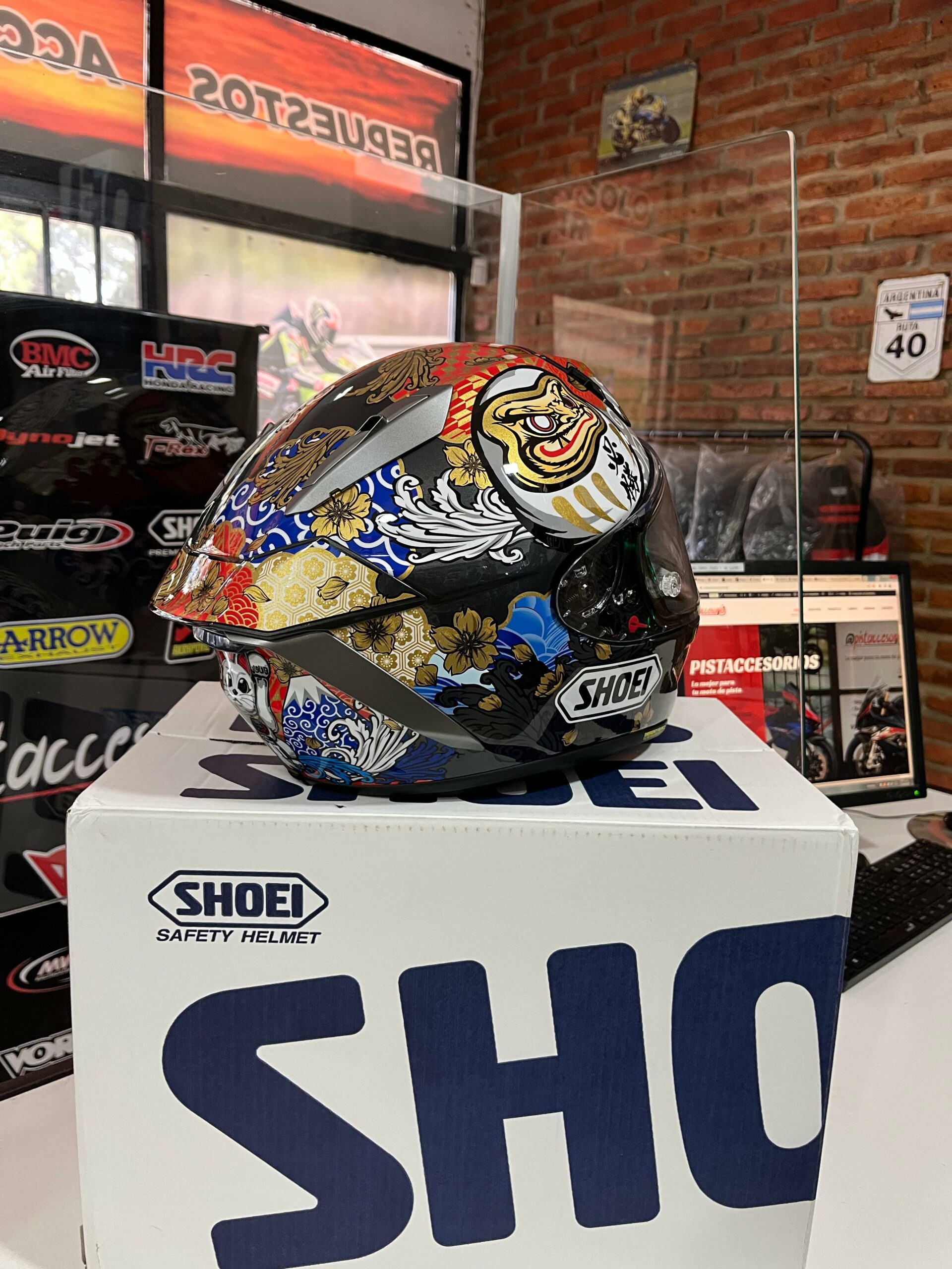 CASCO SHOEI X-FIFTEEN MARQUEZ MOTEGI 5 TC-1 - Imagen 9