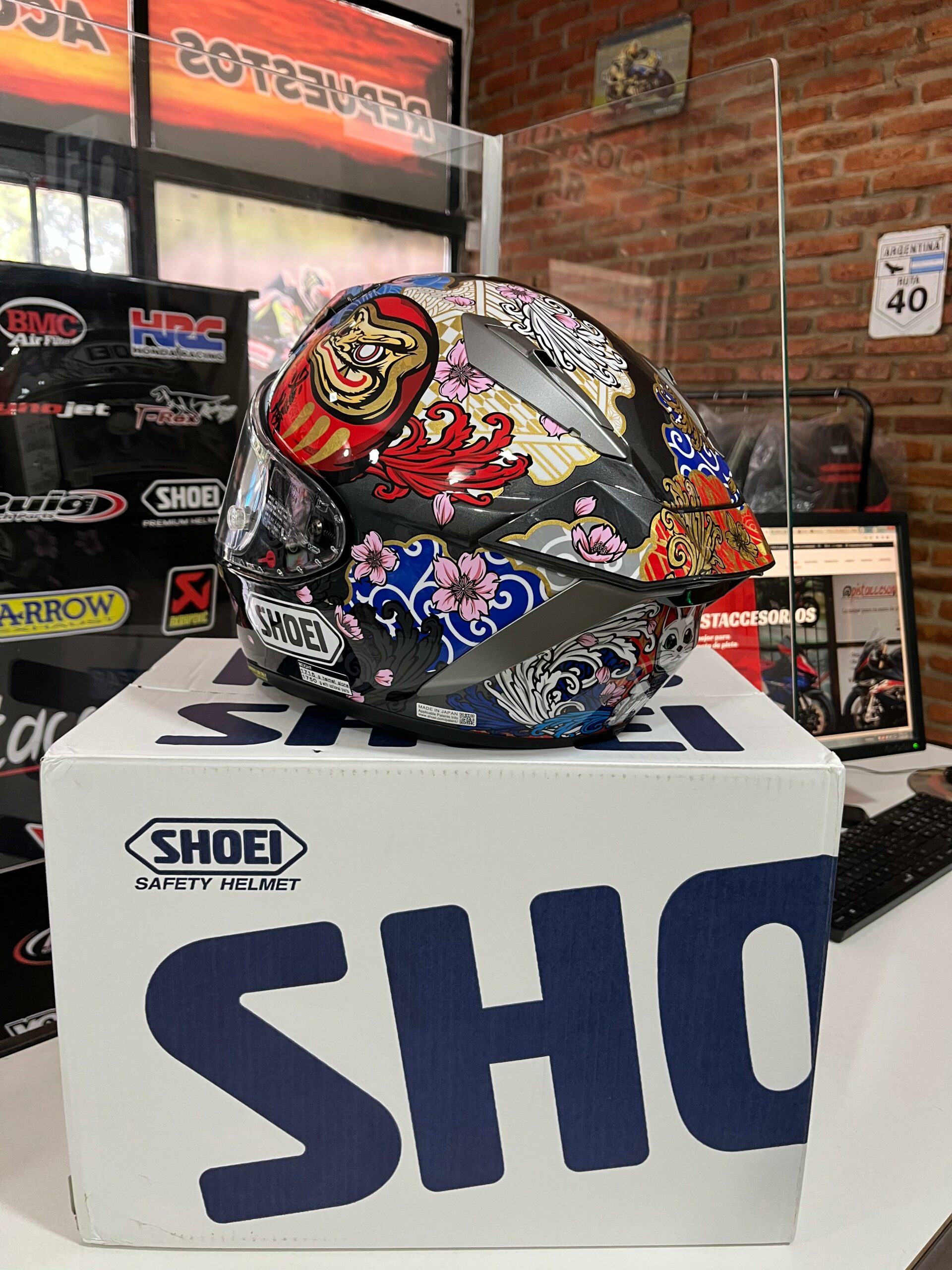 CASCO SHOEI X-FIFTEEN MARQUEZ MOTEGI 5 TC-1 - Imagen 11
