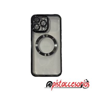 FUNDA PROTECTORA TRANSPARENTE PARA IPHONE 14 / 15 / 16 PRO MAX