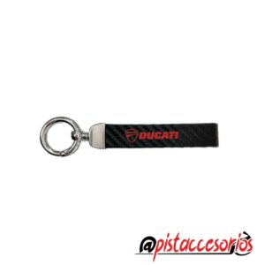 LLAVERO DE FIBRA DE CARBONO DUCATI
