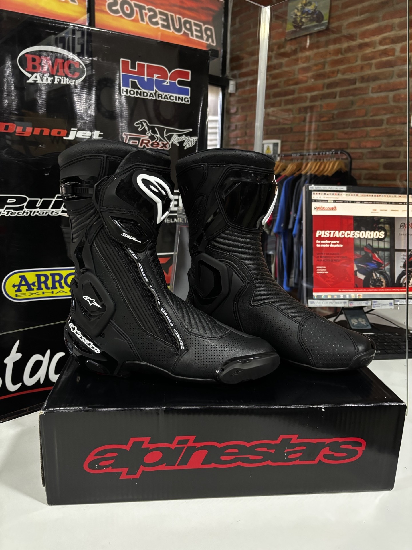BOTAS SMX-PLUS V2 VENTILADAS ALPINESTARS - Imagen 14