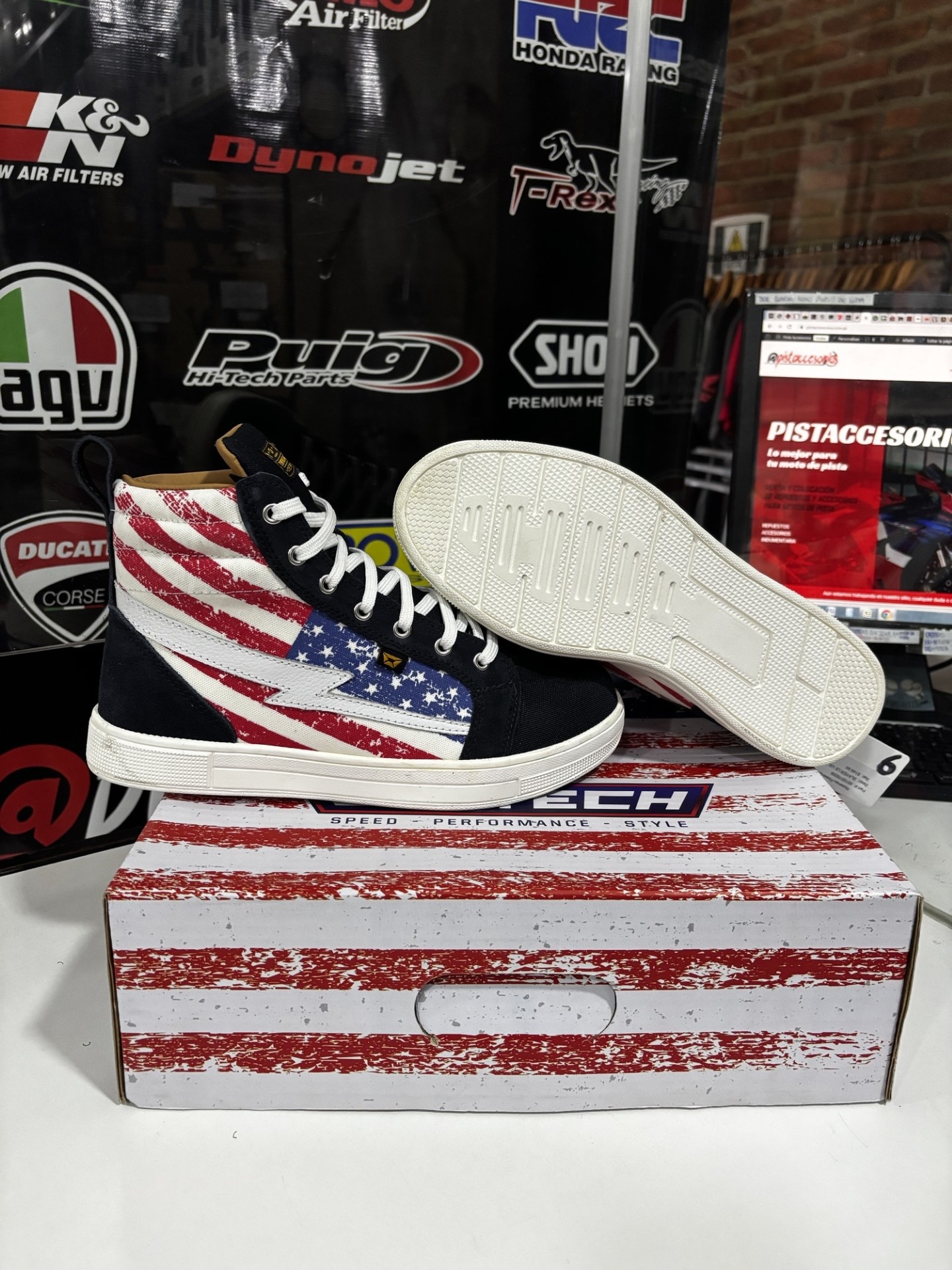 ZAPATILLAS SLAYER EDICION LIMITADA FLAG RIDING CORTECH - Imagen 11
