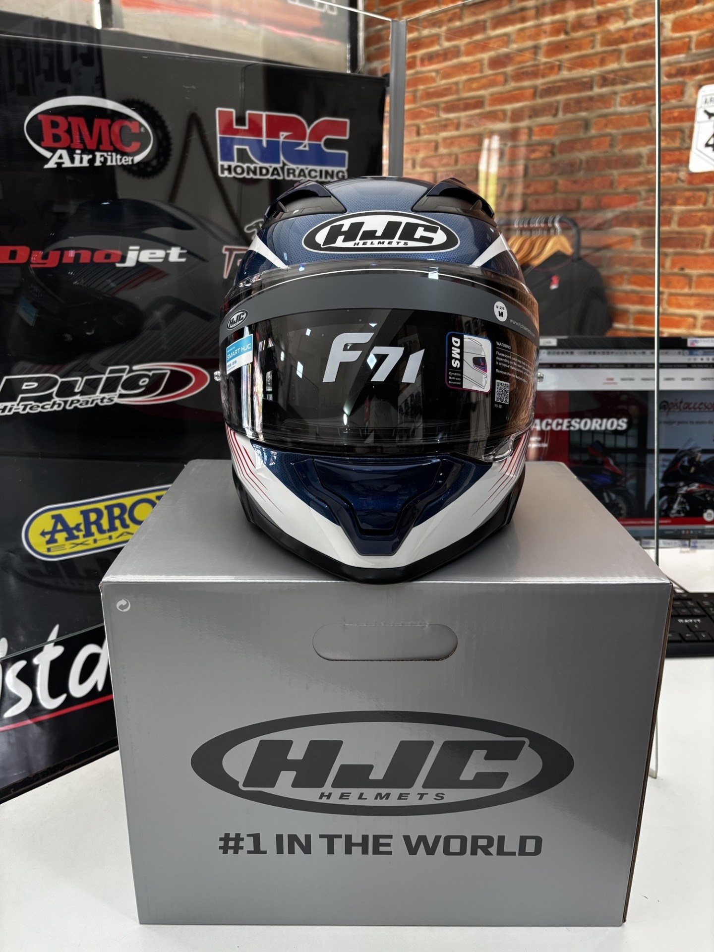 CASCO HJC INTEGRAL F71 CATOS DOBLE VISOR - Imagen 17