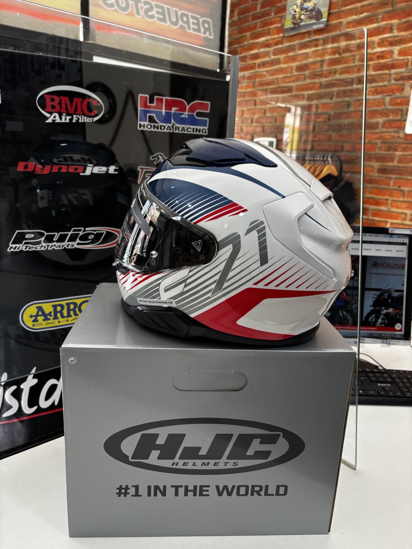 CASCO HJC INTEGRAL F71 CATOS DOBLE VISOR - Imagen 7