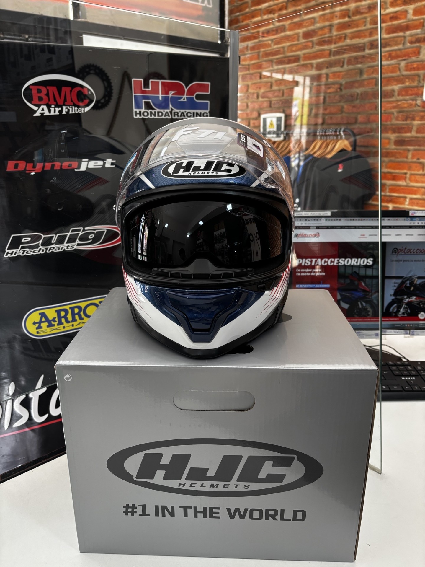 CASCO HJC INTEGRAL F71 CATOS DOBLE VISOR - Imagen 16