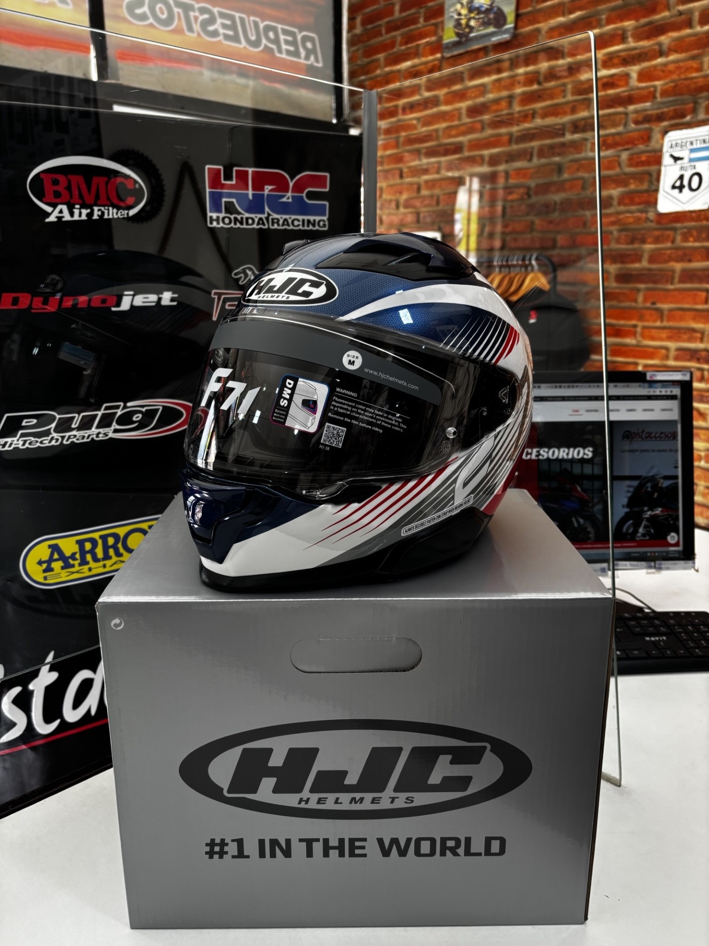 CASCO HJC INTEGRAL F71 CATOS DOBLE VISOR - Imagen 13