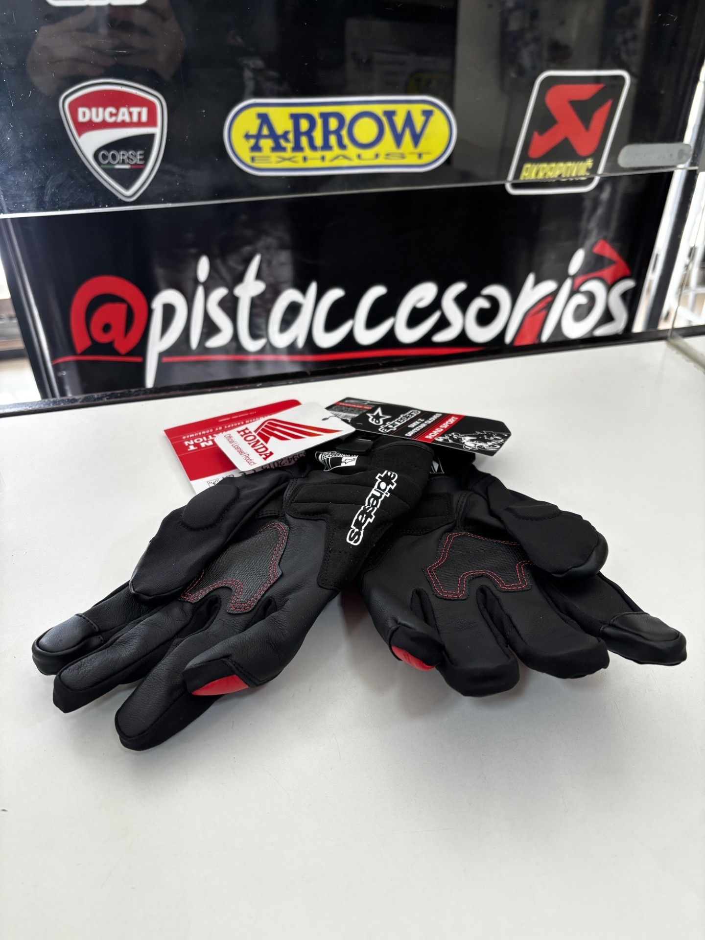 GUANTES HONDA SMX Z DRYSTAR ALPINESTARS - Imagen 6