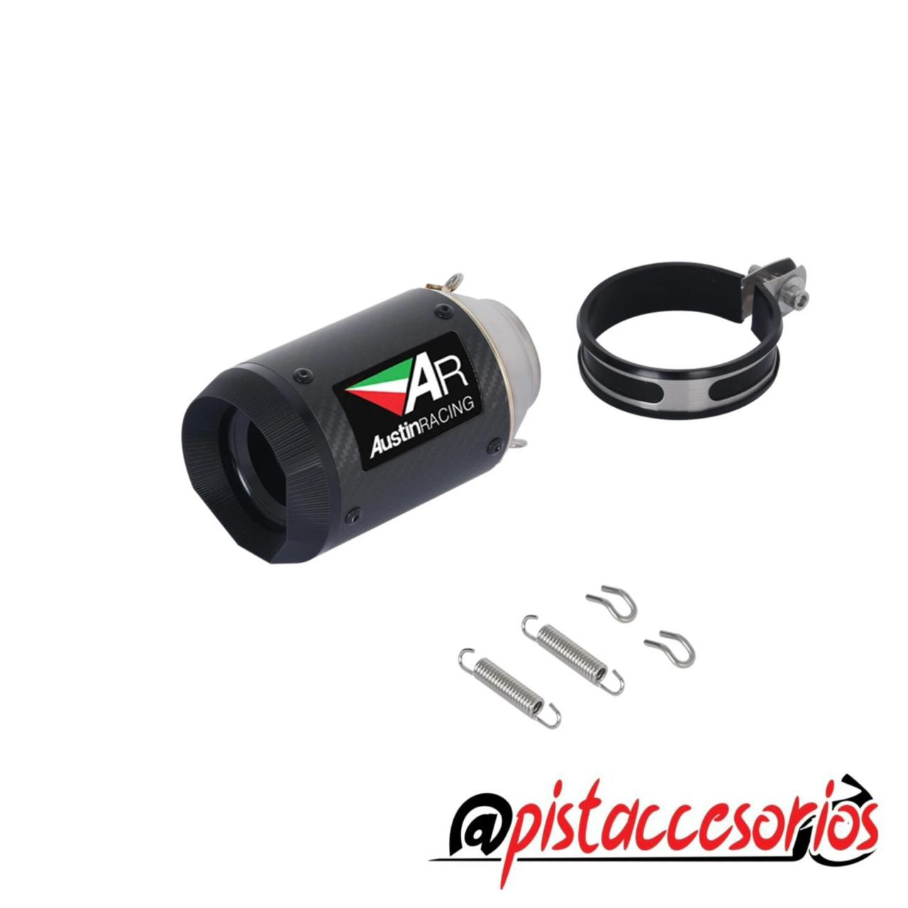 ESCAPE UNIVERSAL AUSTIN RACING DE FIBRA DE CARBONO DE 60MM