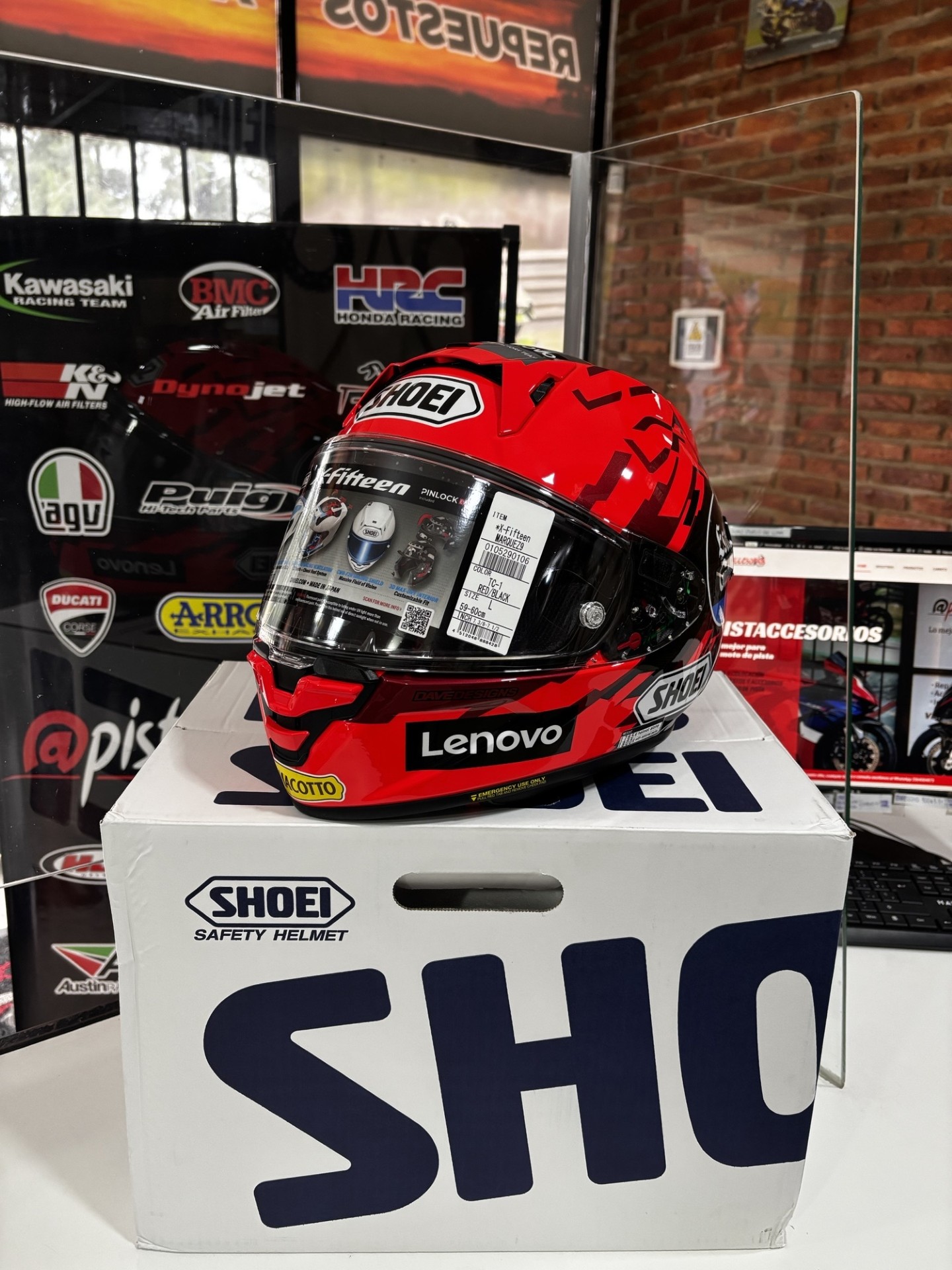 CASCO SHOEI X-15 MARQUEZ 9 INTEGRAL - Imagen 9