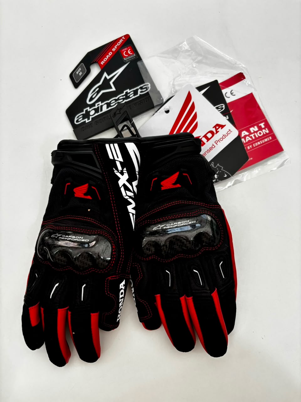 GUANTES HONDA SMX-2 AIR CARBON V2 ALPINESTARS - Imagen 7