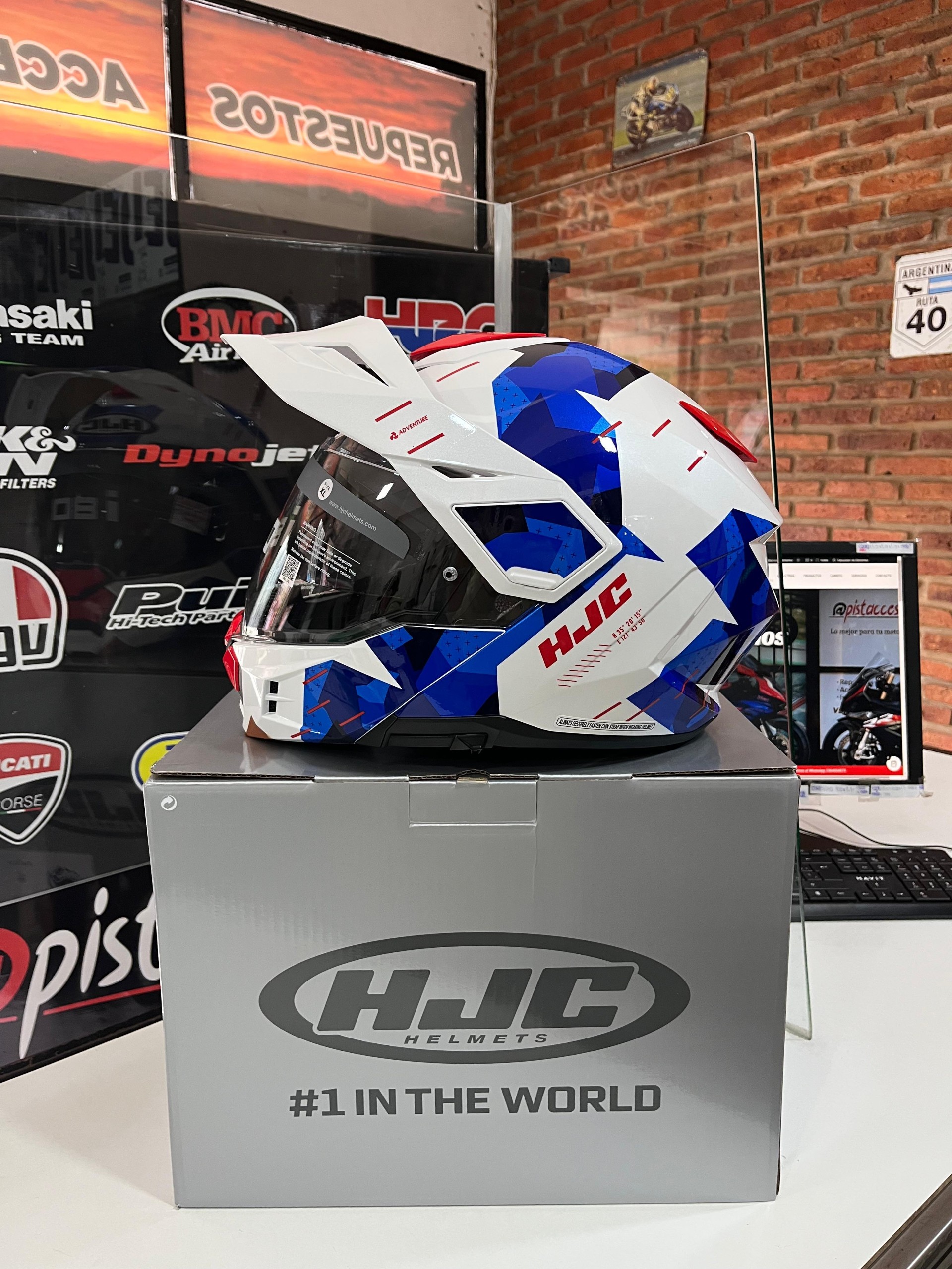 CASCO HJC I80 ROKI CON VISOR INTERNO PARA TURISMO AVENTURA - Imagen 10