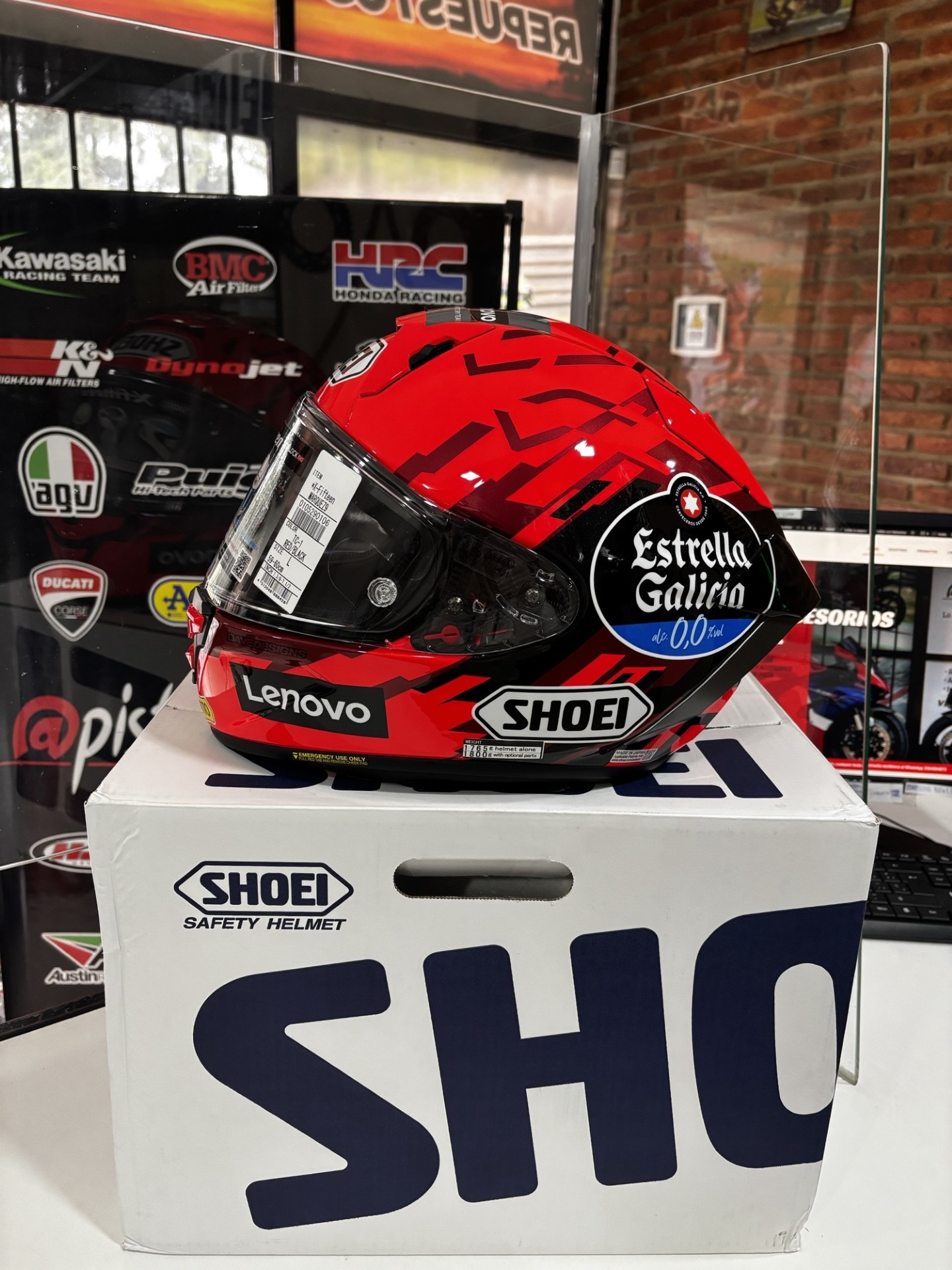 CASCO SHOEI X-15 MARQUEZ 9 INTEGRAL - Imagen 10