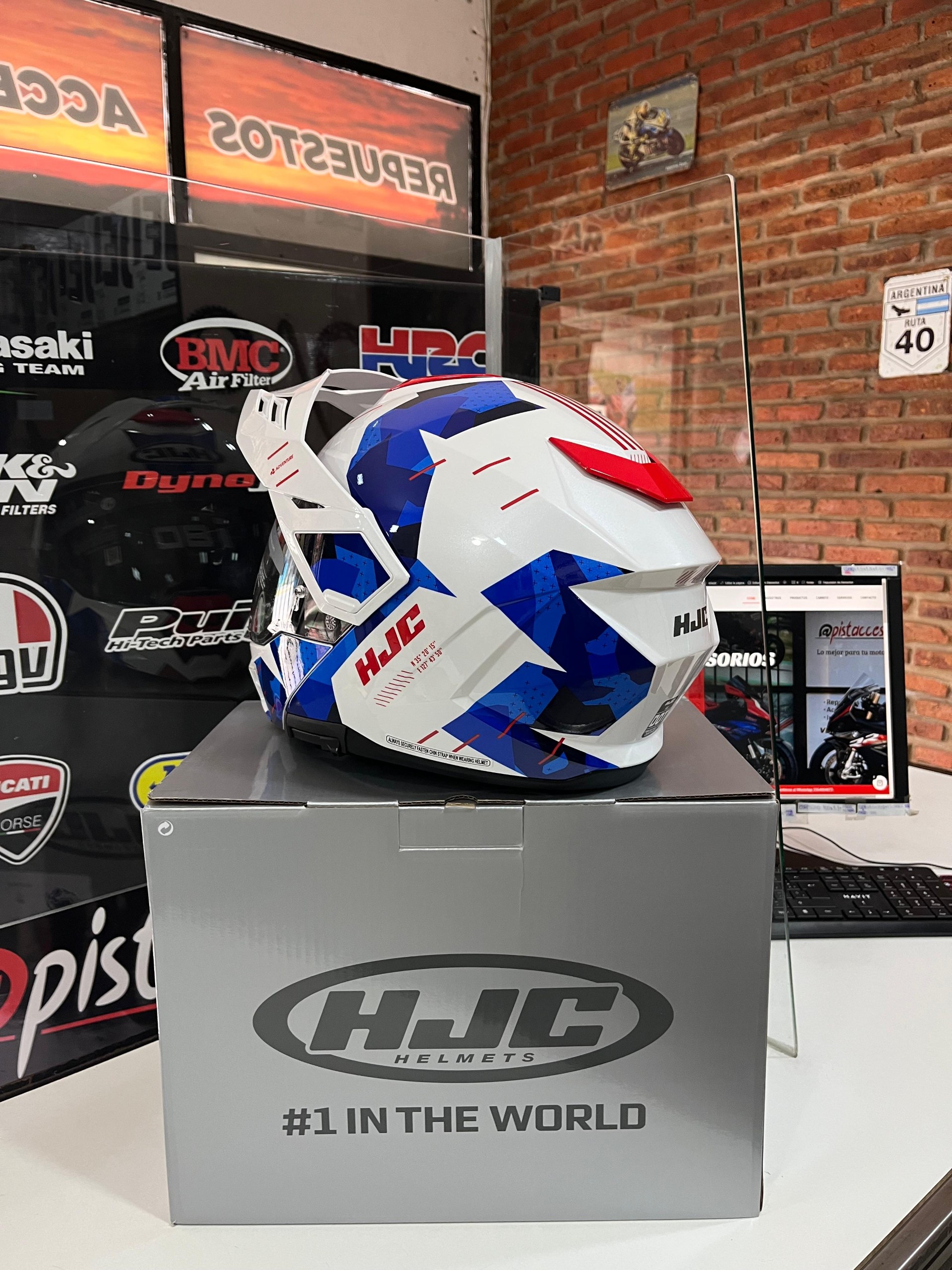 CASCO HJC I80 ROKI CON VISOR INTERNO PARA TURISMO AVENTURA - Imagen 9