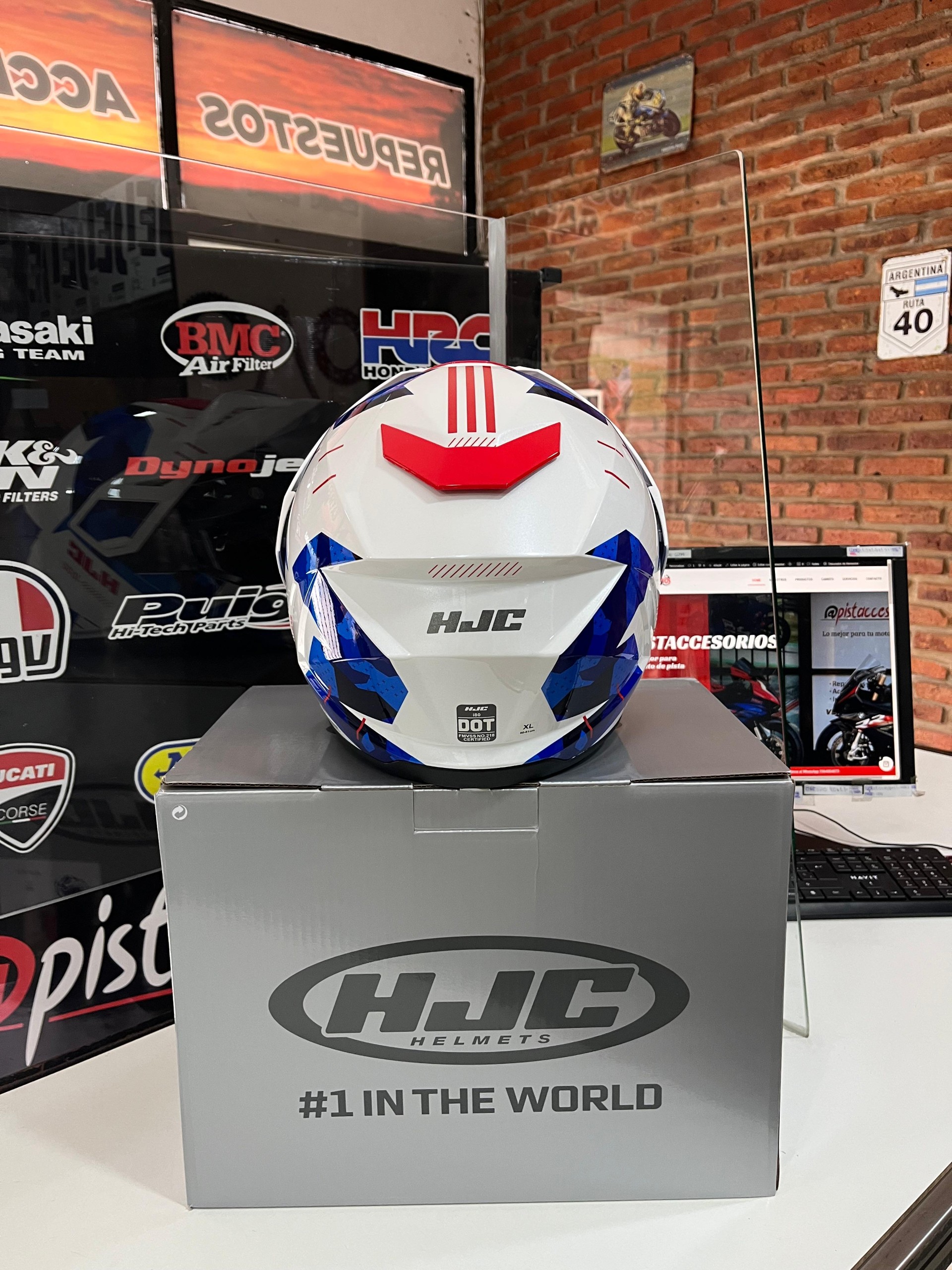CASCO HJC I80 ROKI CON VISOR INTERNO PARA TURISMO AVENTURA - Imagen 8