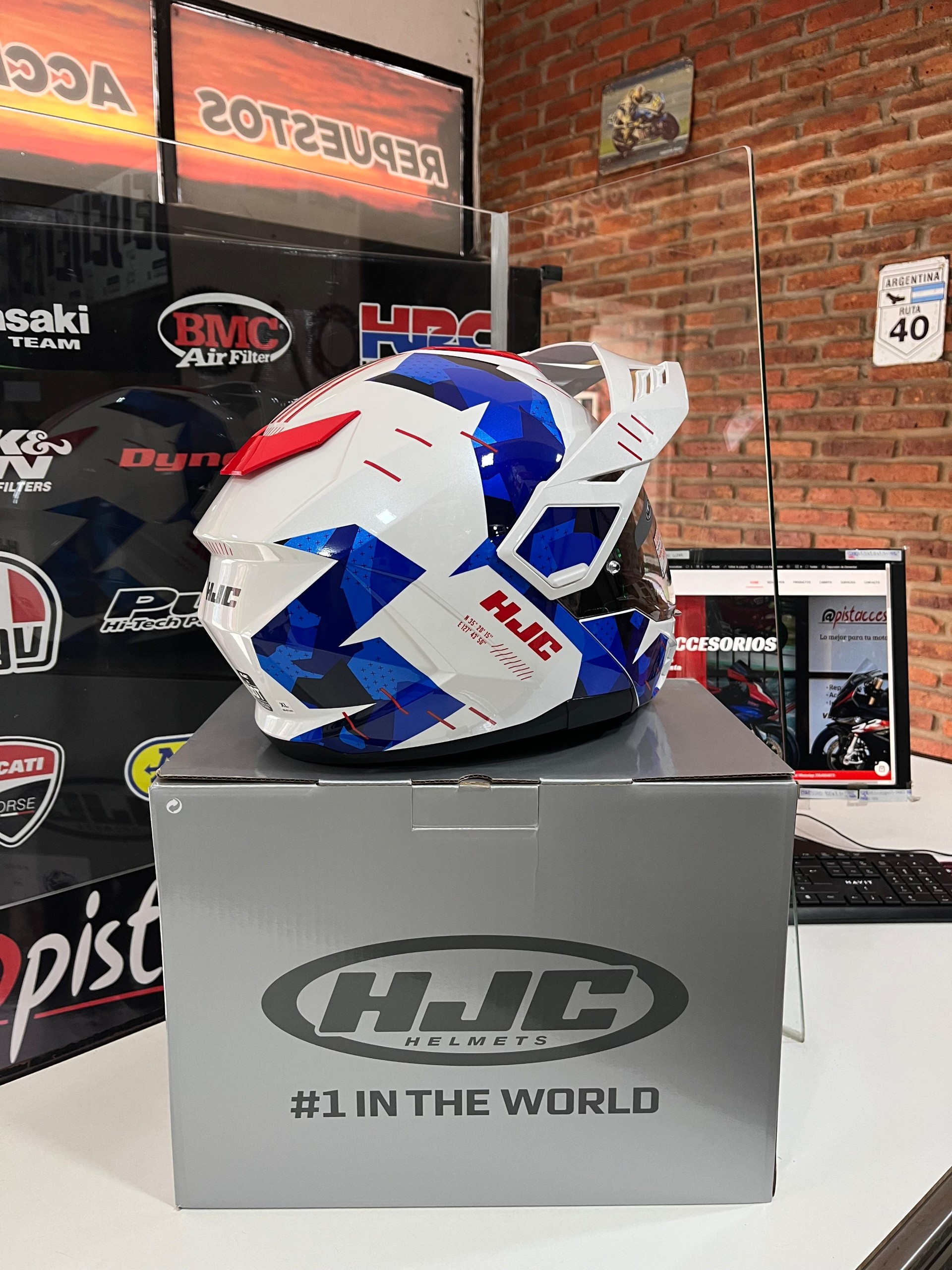 CASCO HJC I80 ROKI CON VISOR INTERNO PARA TURISMO AVENTURA - Imagen 7