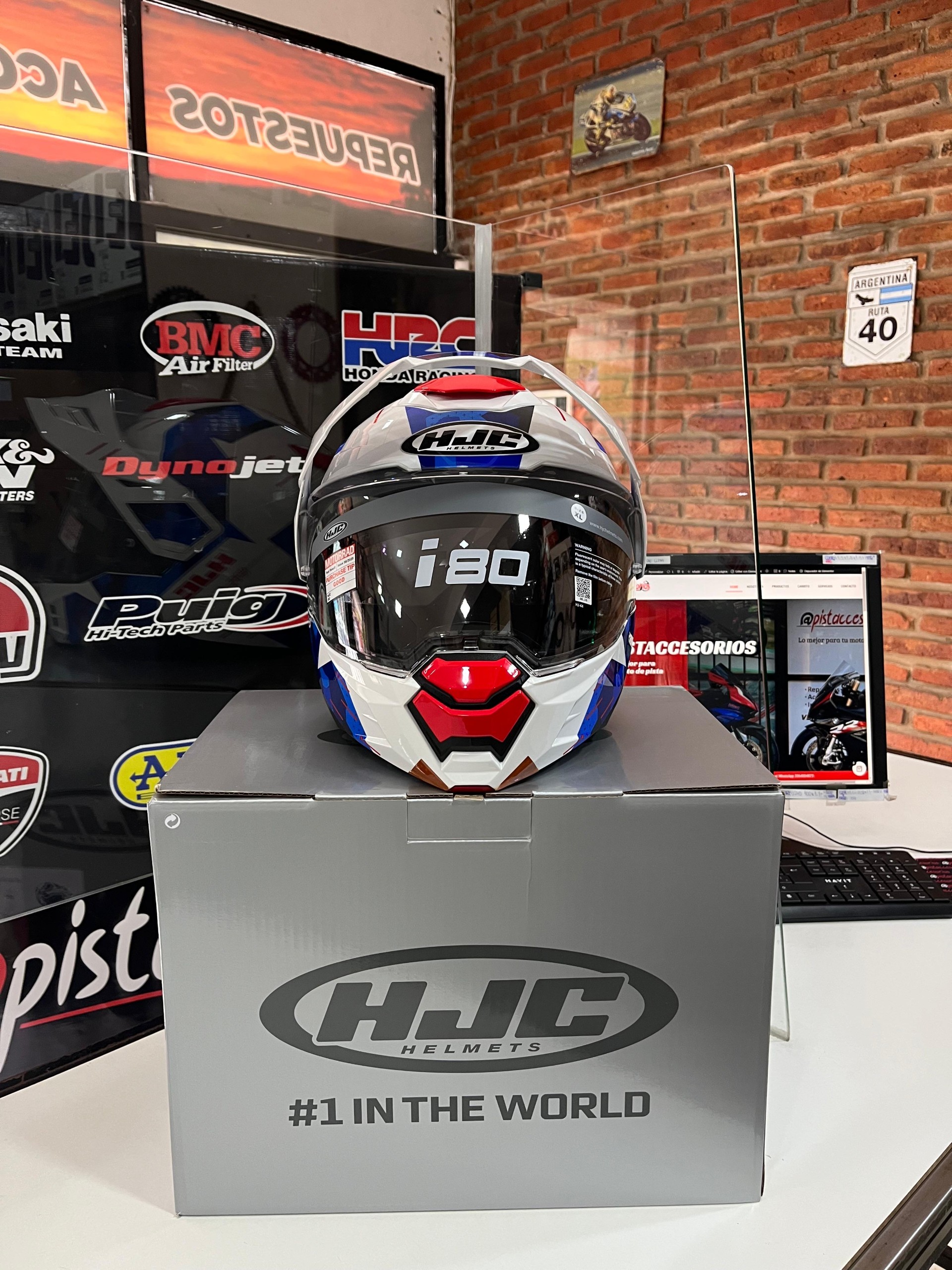 CASCO HJC I80 ROKI CON VISOR INTERNO PARA TURISMO AVENTURA - Imagen 4