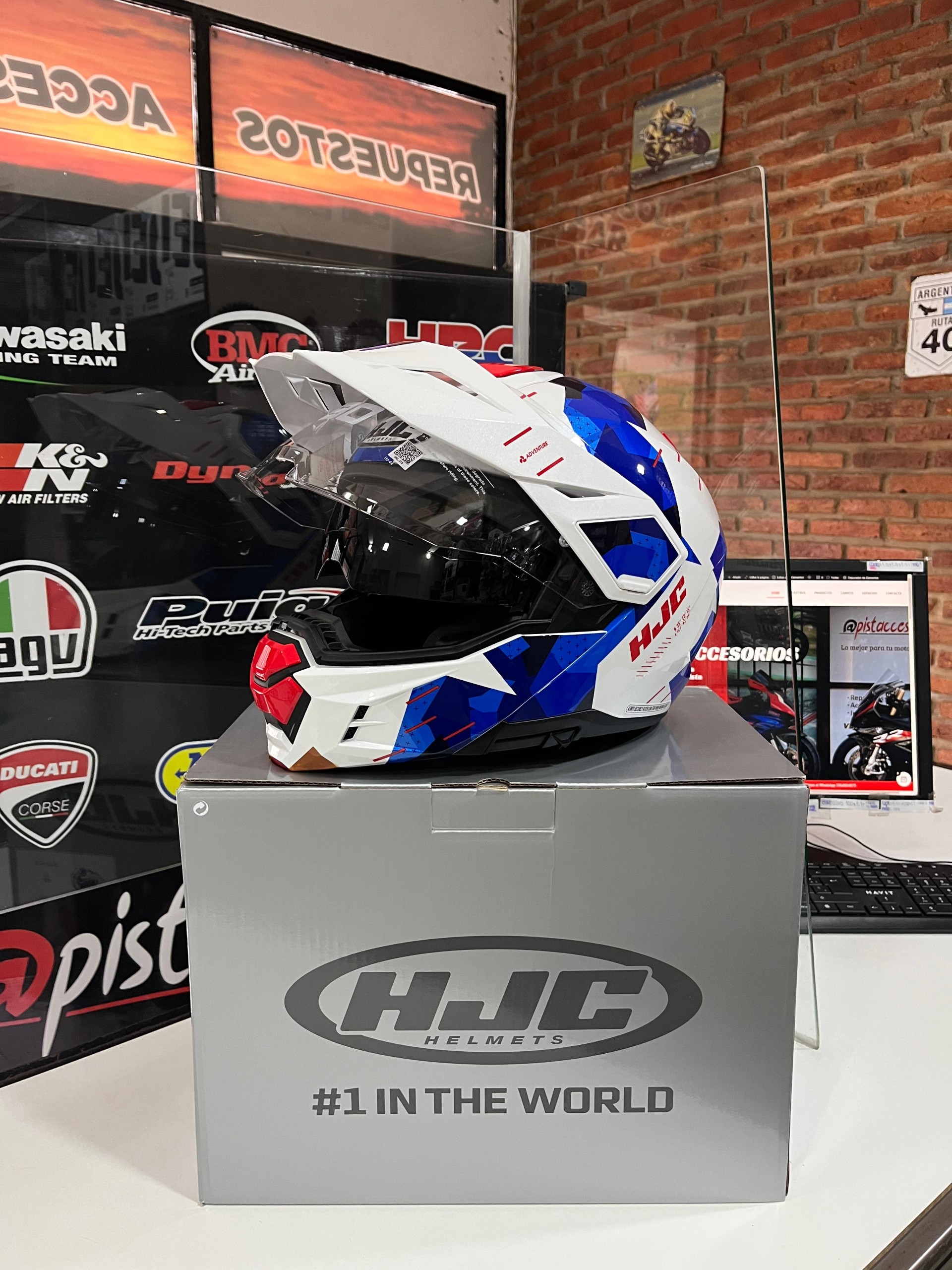 CASCO HJC I80 ROKI CON VISOR INTERNO PARA TURISMO AVENTURA - Imagen 17