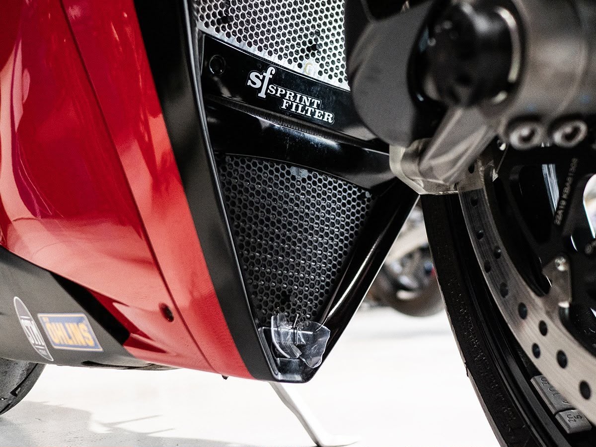 CUBRE RADIADOR PROTECTOR EVOTECH DUCATI PANIGALE V4 / S 2025-2026 - Imagen 4