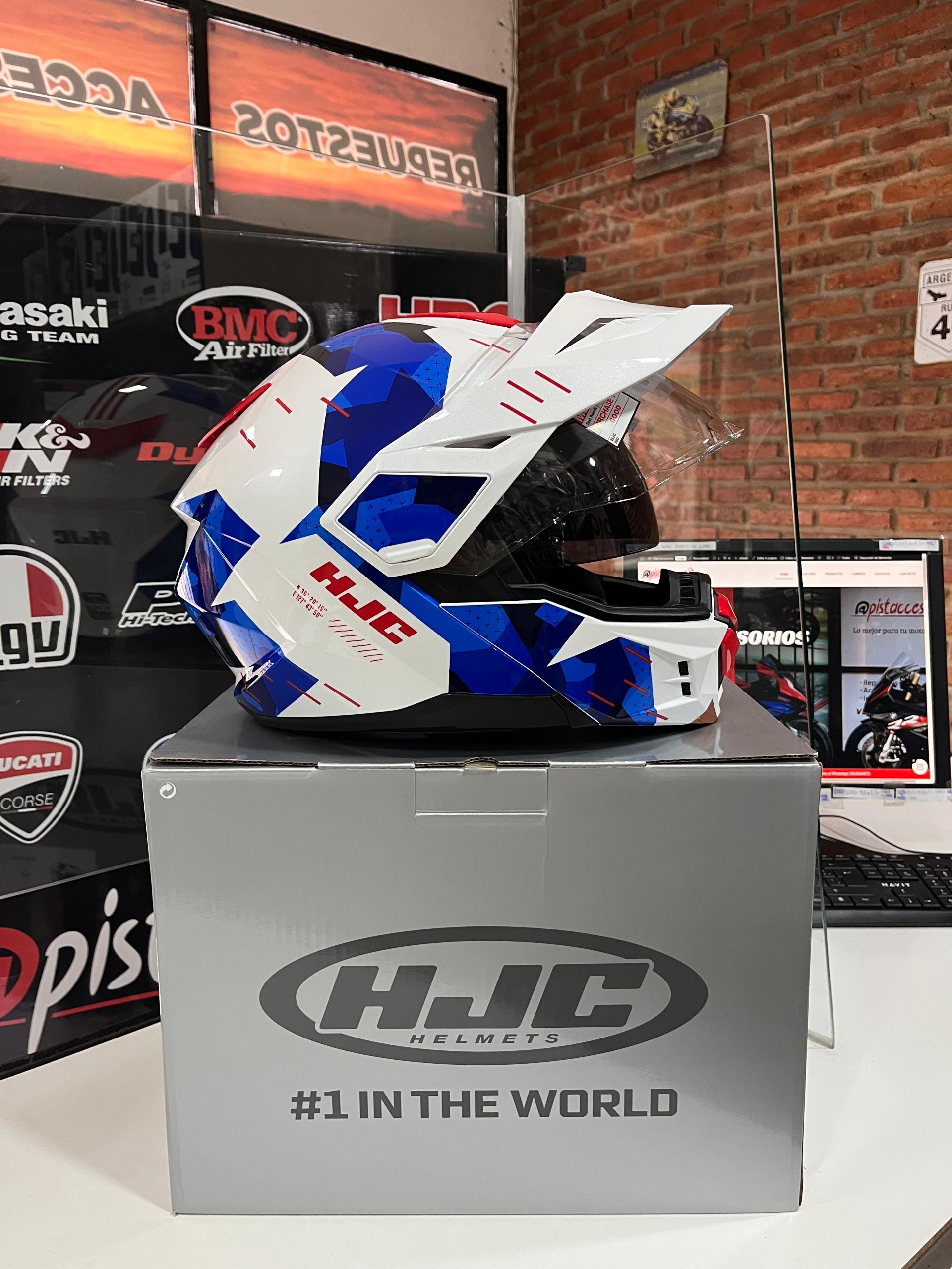 CASCO HJC I80 ROKI CON VISOR INTERNO PARA TURISMO AVENTURA - Imagen 15