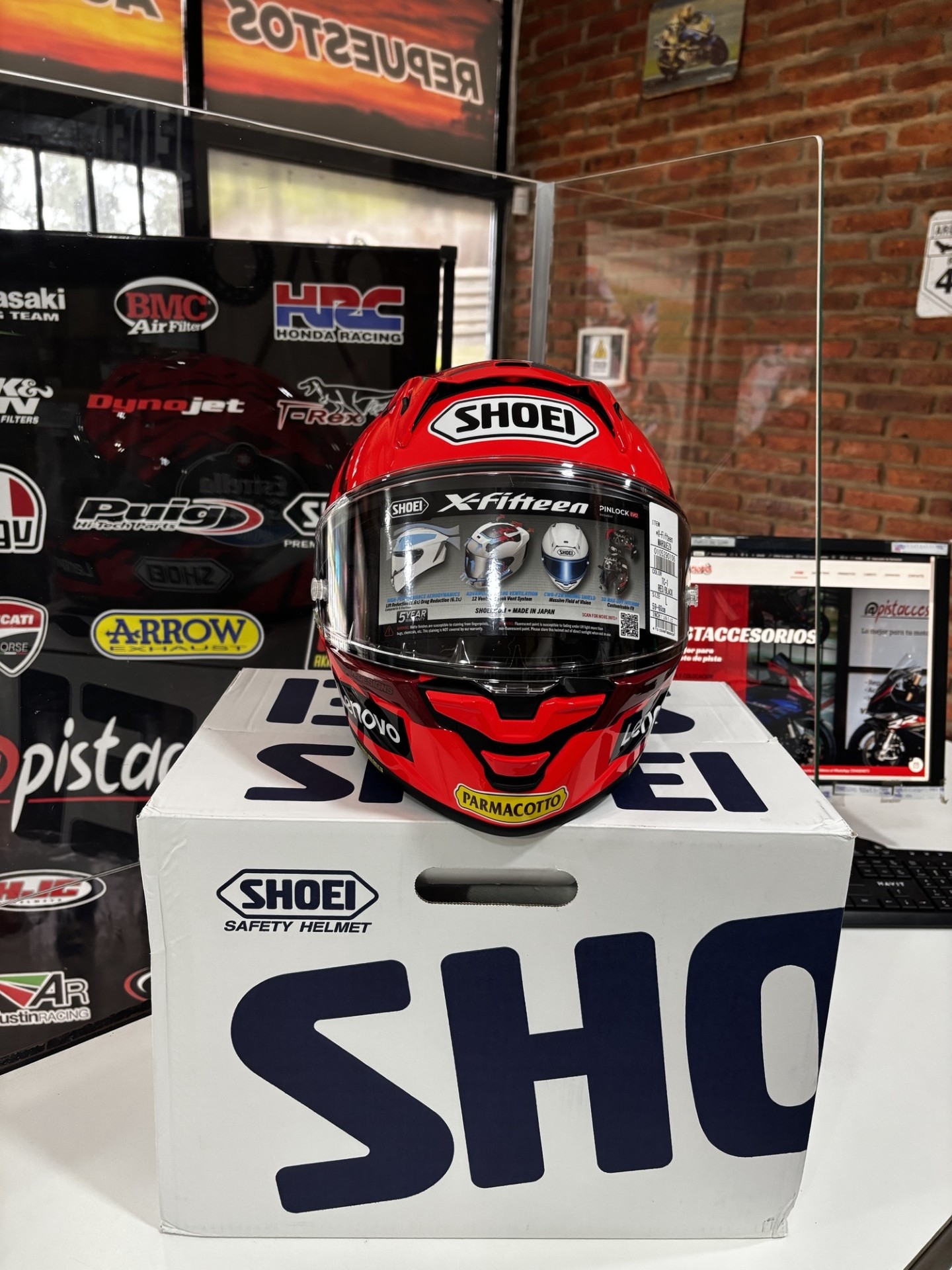CASCO SHOEI X-15 MARQUEZ 9 INTEGRAL - Imagen 4
