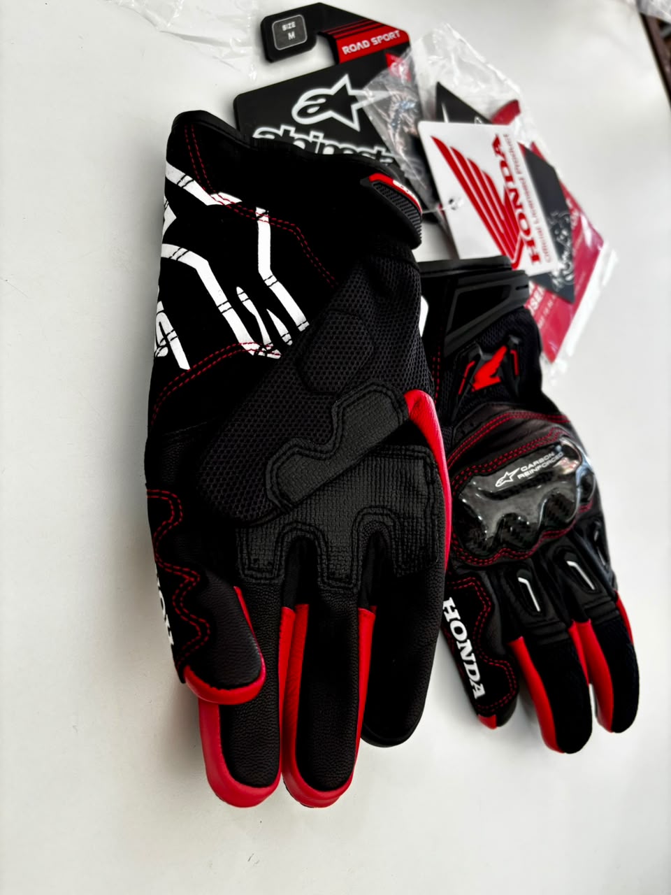 GUANTES HONDA SMX-2 AIR CARBON V2 ALPINESTARS - Imagen 10