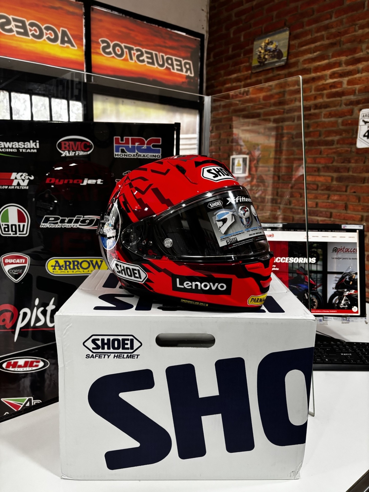 CASCO SHOEI X-15 MARQUEZ 9 INTEGRAL - Imagen 5