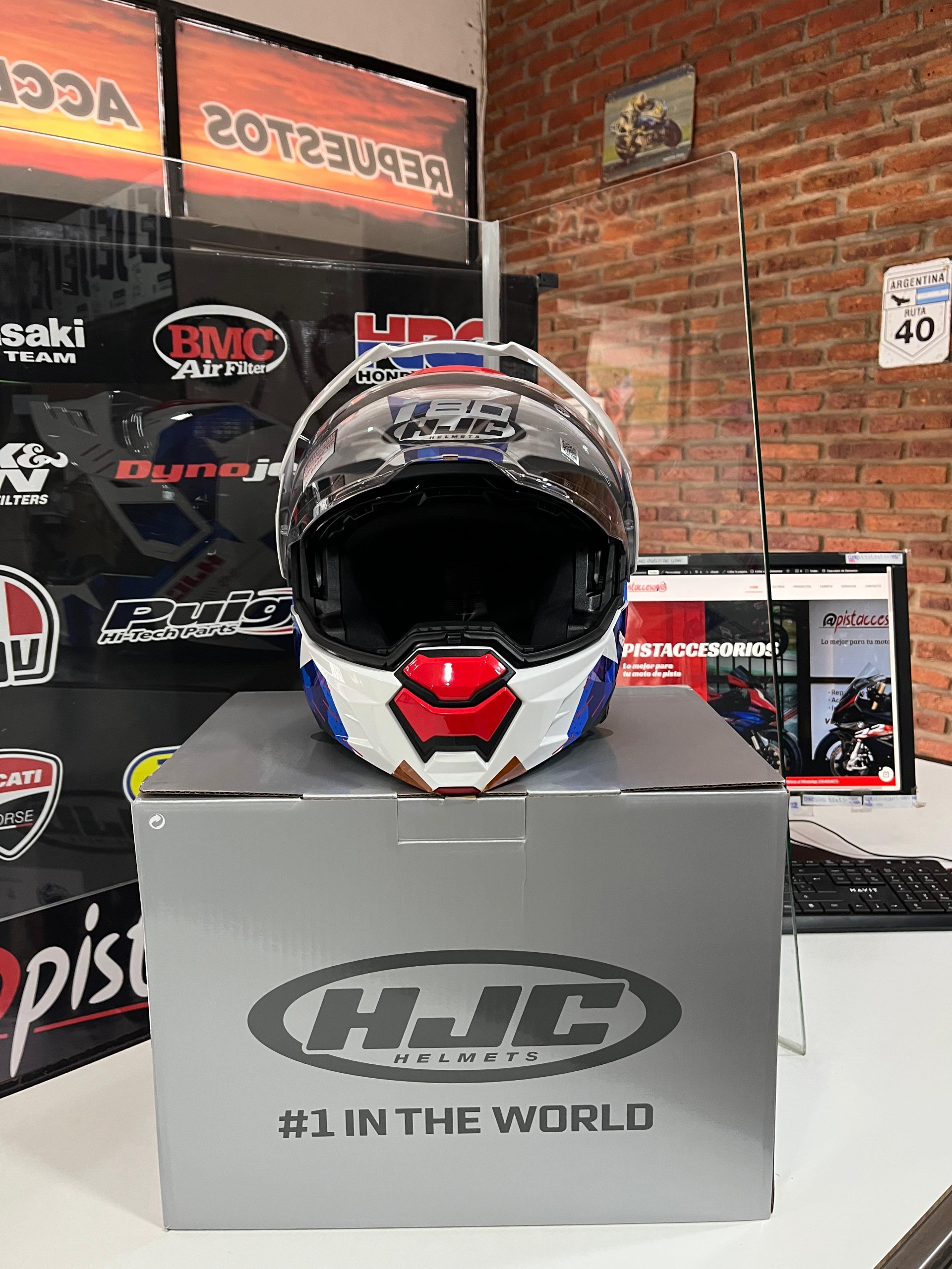 CASCO HJC I80 ROKI CON VISOR INTERNO PARA TURISMO AVENTURA - Imagen 13