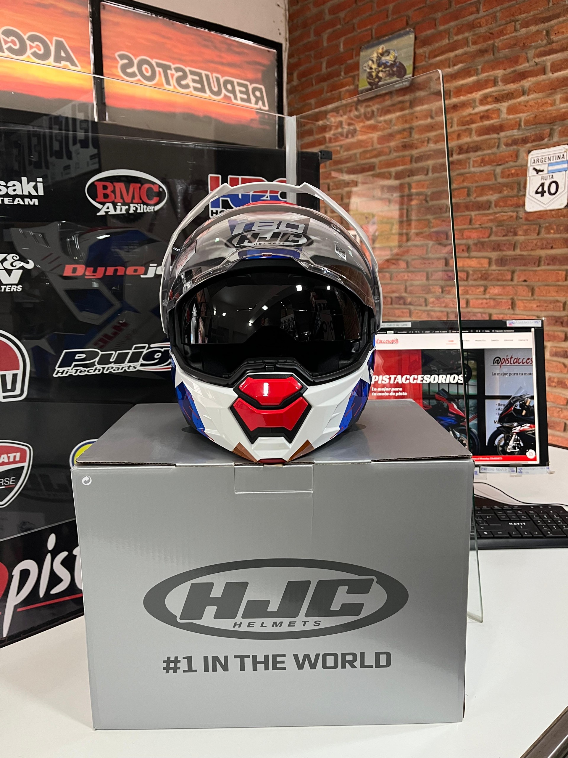 CASCO HJC I80 ROKI CON VISOR INTERNO PARA TURISMO AVENTURA - Imagen 12