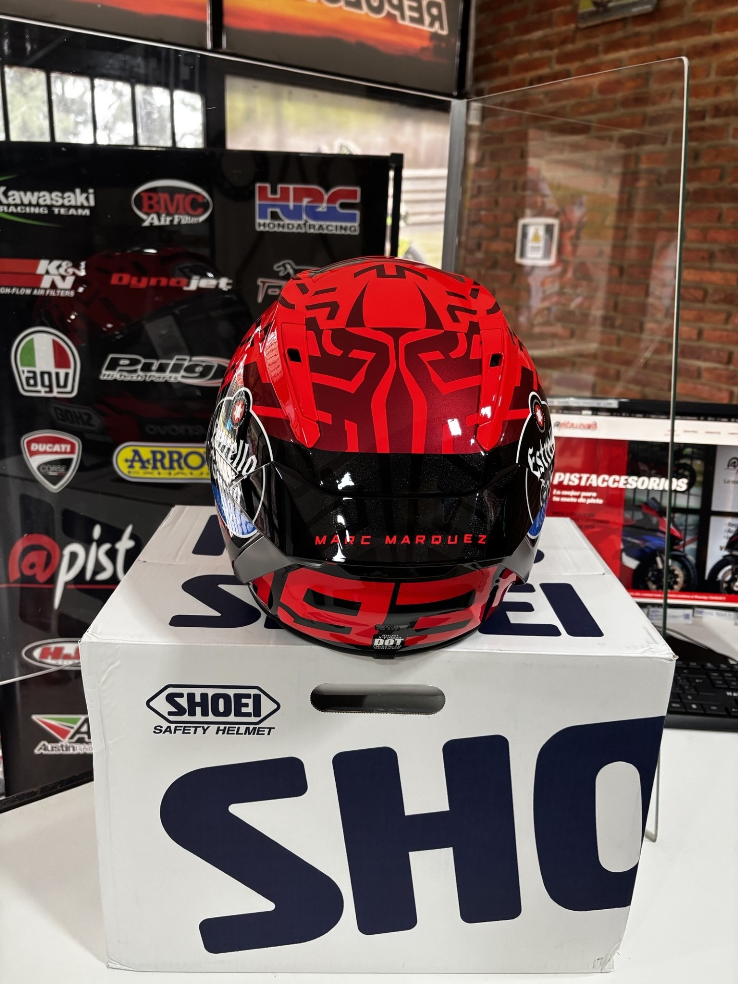 CASCO SHOEI X-15 MARQUEZ 9 INTEGRAL - Imagen 8