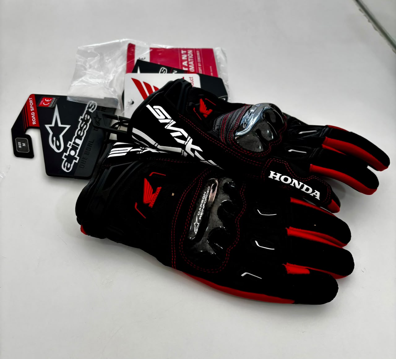 GUANTES HONDA SMX-2 AIR CARBON V2 ALPINESTARS - Imagen 9