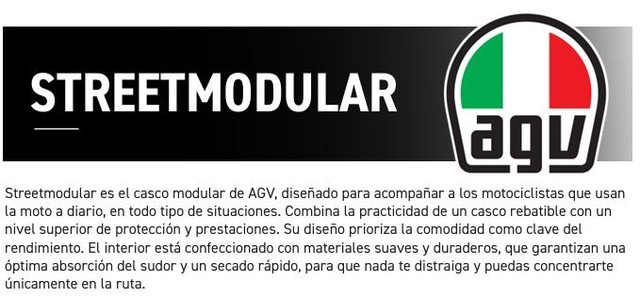 CASCO AGV STREETMODULAR - Imagen 4